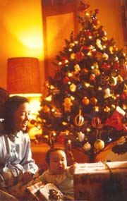 Anton's first Christmas, December 1970