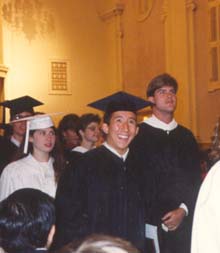 Graduation from St. John's, Summer 1988