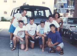 Anton and company on the Jersey Shore, June 1992