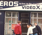 Going into an erotic videostore in France